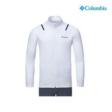 컬럼비아 여성 바람막이 다이브르 배색 트레이닝 집업 자켓 화이트 윈드브레이커 아노락