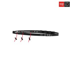 컴프레스포트 레이스 벨트/RACE BELT/러닝 트레일 트라이애슬론용 넘버 고정용, 블랙