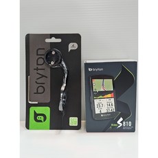 Bryton Rider S810T S810E旗艦級 3.5吋觸控式螢幕 GPS 自行車訓練記錄器 50小時電池續航力, 1個, S810E 碼錶+原廠鋁合金延伸座