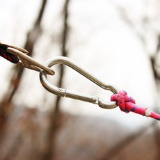 캠프빌리지 캠핑 타프 해먹용 강철 카라비너 10cm, 단품