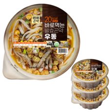 국물까지 다먹어도 85kcal 바로먹는 발효곤약 우동, 4개, 350g