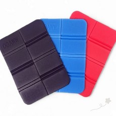 접이식 방석 휴대 쿠션 야외 등산 낚시 캠핑 목욕탕 찜질방 1인 좌석 보온, 블루