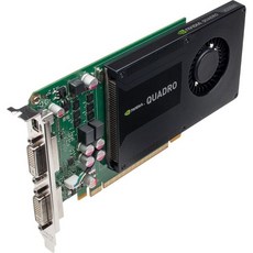 PNY 엔비디아 쿼드로 K2000D 2GB GDDR5 메모리 그래픽 카드 VCQK2000DPB