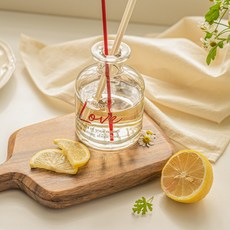 모먼트 LOVE 러브 레터링 디퓨저 선물세트 160ml, 1개, 엠버 바닐라 (고급스러운 바닐라향)