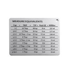 304不鏽鋼量勺量杯7件套裝, 1個, 1ml, 只有刻度板:見圖