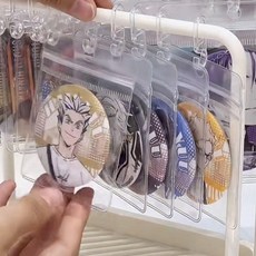 日系風 桌面立牌吧唧收納展示架, 小號穀子袋*20 7*9 適配58吧唧