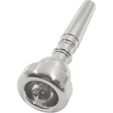 1개 묶음 5C 은도금 트럼펫 마우스피스 금속 초보자와 전문가용 호환 액세서리