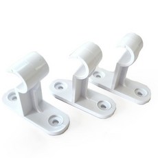 민광 커튼 브라켓 15MM 화이트 3466 커튼봉 링 설치 부속, 1개, 기본