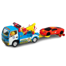뽀로로씽씽 견인차 작동완구, 혼합 색상, 1개