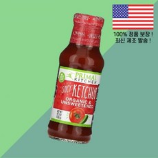 프라임 키친 매운 케첩 무가당 11.3온스 320g Primal Kitchen Spicy Ketchup Organic Unsweetened 11.3oz, 프라임 키친 매운 케첩 무가당 11.3온스 320g P, 1