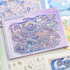 몽팡팡 3D 방꾸미기 스티커북 6장