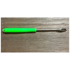 P老闆漁具 雙頭不銹鋼脫鉤棒 - 榴彈型取鉤器/解鉤器, 1個, 脫鉤棒(綠塑柄)