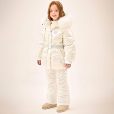 JELISPOON 女童用雷射滑雪夾克