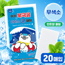 제리스 시원한 붙이는 쿨패치 어린이 성인 겸용, 20개
