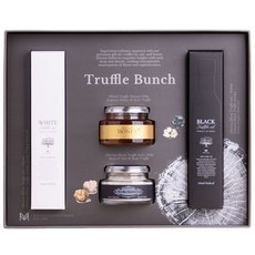 몰리나 트러플선물세트 화이트 트러플오일 + 블랙 트러플오일 + 트러플 소금 +트러플 꿀 최고급 EVOO 베이스 쇼핑백 포함, 1개