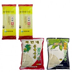 여름철 별미 간편 콩국수 재료 콩가루 콩국수용 국수 소면 콩국수면, 1개