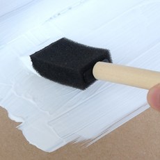 스펀지 니스붓 스테인붓 2.5cm 페인트용 브러쉬0, 1개