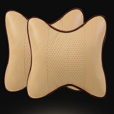 배꼽이집 헤드레스트 목쿠션 차량목받침대, 아이보리