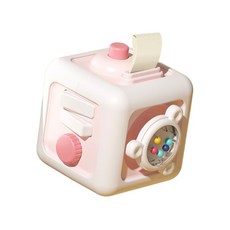 多功能互動玩具盒，寶寶手眼協調訓練，益智啟蒙玩具, 粉色, 1個