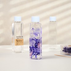 화연양화 프리저브드플라워 하바리움 만들기 DIY 나만의꽃병 만들기, 05 화이트퍼플