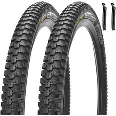 SIMEIQI 2 팩 26x2.1 29x2.125 산악 트레일 시티 자전거 폴딩 교체 타이어를 위한 26x1.752125 내부 튜브 유무에 관계없이 3mm 펑크 방지 레이어 타이어, 2 Tires Levers