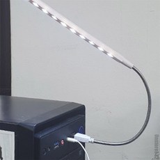 매일발견 usb라이트 LED스탠드 미니LED스탠드 책상조명스탠드 미니탁상스탠드, 5구