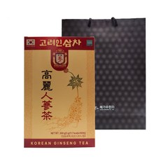 천일보 고려인삼차 (지함)+ 쇼핑백포함, 3g, 100개, 1개, 100개입