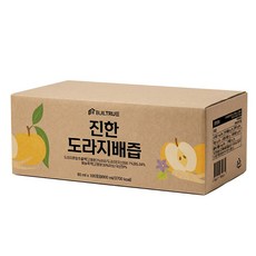 진한 도라지배즙 국산 식약처인증 HACCP, 100개, 80ml