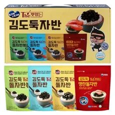 김자반 세트 4종 추석선물세트 어린이 반찬 도시락 술안주 캠핑, 1개