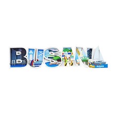 입체 마블 냉장고자석 마그넷 Magnet BUSAN 부산 관광 기념품 선물