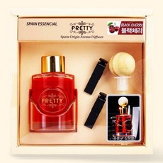 차량 송풍구 퍼퓸방향제 30ml 블랙체리향 디퓨저 세트, 1개, 상세페이지 참조