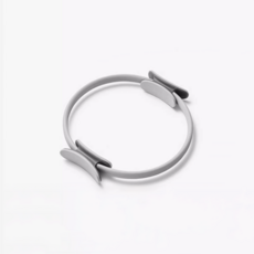 필라테스링 요가링 써클링 마사지 코어 서클 요가용품 홈트레이닝, 라이트 그레이, 1개