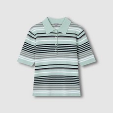 JAJU 여 강연 카라 반팔 니트 J116202729046 671451