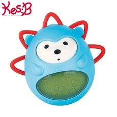 CO 방울소리 고슴도치 오뚜기 신생아 아기 오뚝이 유아 청각 감각발달 영유아 완구 [색상선택] 신생아 아기 오뚜기 친구 출산 선물 아기선물 조카 선물, 블루, 1개