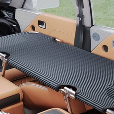 경량 접이식 캠핑 야전침대 평탄화 차박 폴딩베드 블랙 자동차 매트, 플래그십 도톰한 원단 [라이더 블랙] 라이트 튜브 업그, 광택 블랙