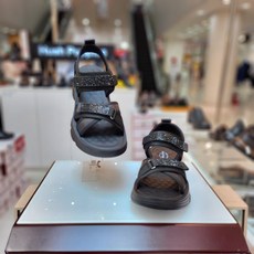 여성 발 편한 4cm 브리짓 버킨 큐빅 벨트 스포츠 샌들 3fr037-DCA 781770