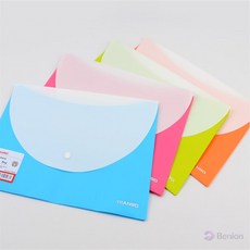 베니온 똑딱이 클리어화일 A4 파일집