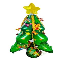 루엔룸 크리스마스 트리 스탠딩 은박풍선 크리스마스풍선세트