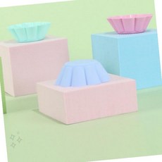 실리콘 제과 제빵 몰드 꽃잎 모양 주방 베이킹 도구 캔들 비누 만들기 공예 촬영, 민트2p