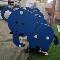 동물 스프링 시소 야외 공원 광장 놀이터 리조트 펜션, 54