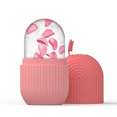 얼굴과 눈을 위한 자연스럽게 감소 몰드 실리콘 재사용 컨디셔닝된 마사지 가능한 롤러 아이스, Pink A