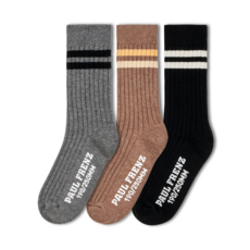 폴프랜즈 원사이즈 골지 크루삭스 K-SOCKS 190~250mm(7세-성인)