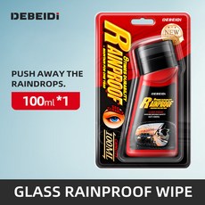 DEBEIDI 玻璃防雨劑 汽車後視鏡驅水鍍膜, 1個, 德貝迪純英版防雨劑【無效包退】1瓶裝
