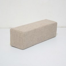 받침대 모던 사계절 의자 그레이 소파 돌침대 두께 그린 팔걸이 소파팔쿠션 팔받침대 사각, 55*20*20, 코튼린넨베이지