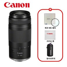 캐논 정품 RF 75-300mm F4-5.6 렌즈 / MCUV필터+극세사융+렌즈파우치 / TJ