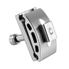 자전거 시트 변환 클램프 새들 마운트 나사 커넥터 어댑터 레일 안장, 4. silver, 1개