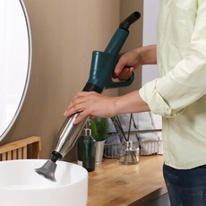 (TV홈쇼핑 정품) 모던뻥뚫어 배터리 필요 없는 뚫어뻥 변기 세면대 하수구 한방에 고압 뚫어