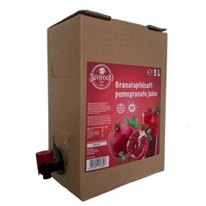 시비푸드 석류주스 3L 무설탕 100% 착즙 SIVIFOOD Granatapfelsaft im 3 Liter Vorteilspack, 3리터 (1er 팩)