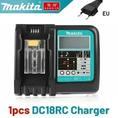 마키타 오리지널 리튬 이온 배터리 충전기 퀵 차지 18V 14.4V 전동 공구 휴대용 미국/EU 플러그 BL1415, 01 Car charger_01 EU Plug