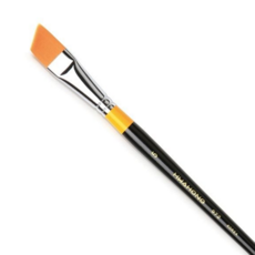 화홍 인조 모 붓 수채화 미술 그림용 화홍 평붓 학원 아크릴 페인팅 미술용 페인트 각진 단품 유화 납작